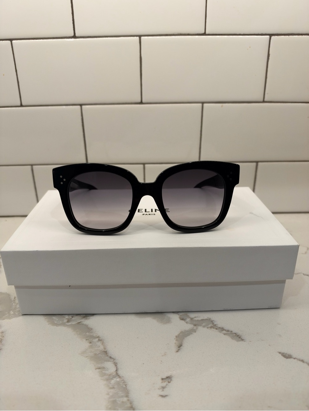 New Celine Audrey Oversized Sunglasses with Case
